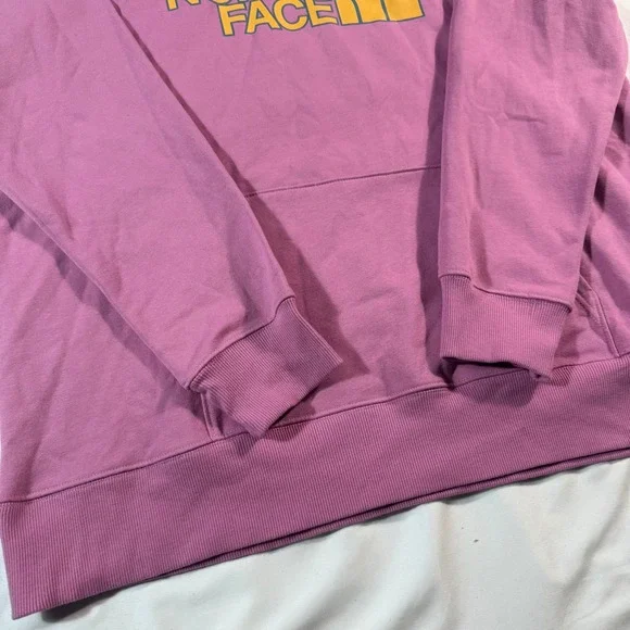 The North Face Womens Hoodie Sweatshirt XX Large Standard Fit Mauve - Picture 3 of 9